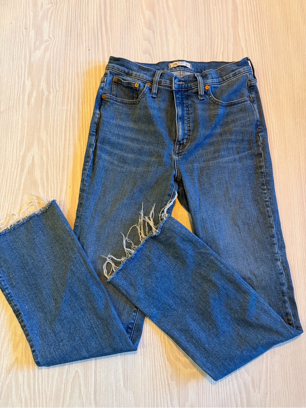 Madewell midrise kick out jeans 29LT